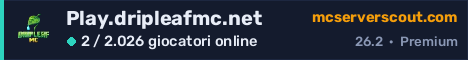 Banner del server Play.dripleafmc.net