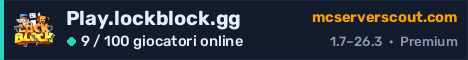 Banner del server Play.lockblock.gg