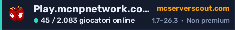 Banner del server Play.mcnpnetwork.com