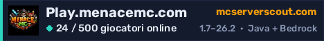 Banner del server Play.menacemc.com