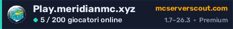 Banner del server Play.meridianmc.xyz