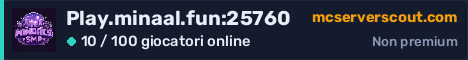 Banner del server Play.minaal.fun:25760