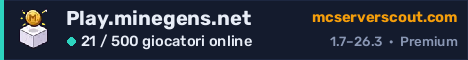 Banner del server Play.minegens.net