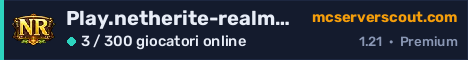 Banner del server Play.netherite-realms.com:25616