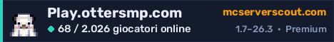 Banner del server Play.ottersmp.com