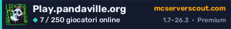 Banner del server Play.pandaville.org