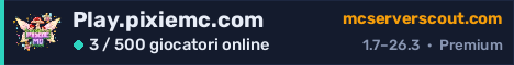 Banner del server Play.pixiemc.com