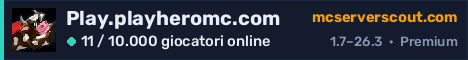 Banner del server Play.playheromc.com