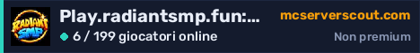 Banner del server Play.radiantsmp.fun:19132