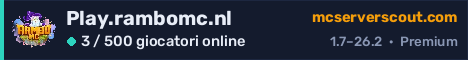 Banner del server Play.rambomc.nl