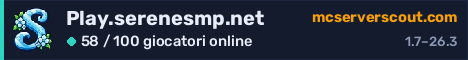 Banner del server Play.serenesmp.net
