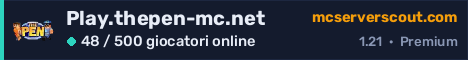 Banner del server Play.thepen-mc.net