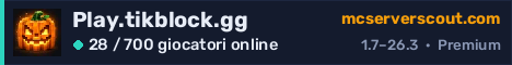 Banner del server Play.tikblock.gg