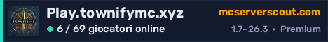 Banner del server Play.townifymc.xyz