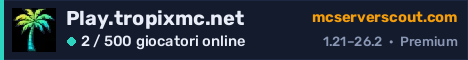Banner del server Play.tropixmc.net