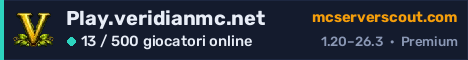 Banner del server Play.veridianmc.net