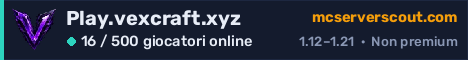 Banner del server Play.vexcraft.xyz