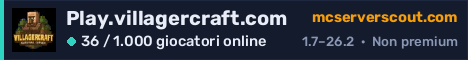 Banner del server Play.villagercraft.com