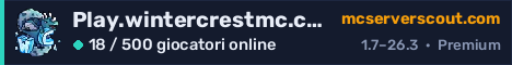 Banner del server Play.wintercrestmc.com