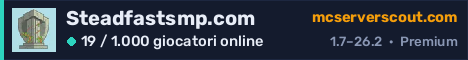 Banner del server Steadfastsmp.com
