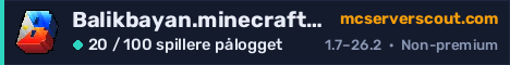 Banner for serveren Balikbayan.minecraft.best