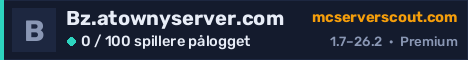 Banner for serveren Bz.atownyserver.com