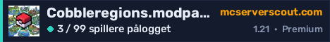 Banner for serveren Cobbleregions.modpack.gg