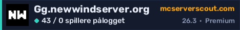 Banner for serveren Gg.newwindserver.org