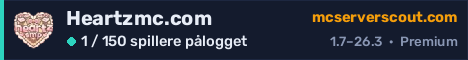 Banner for serveren Heartzmc.com