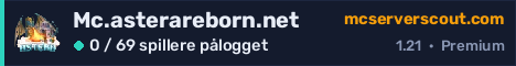 Banner for serveren Mc.asterareborn.net