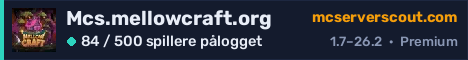 Banner for serveren Mcs.mellowcraft.org