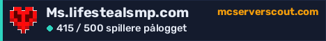 Banner for serveren Ms.lifestealsmp.com