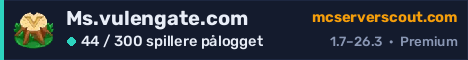 Banner for serveren Ms.vulengate.com