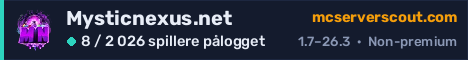 Banner for serveren Mysticnexus.net
