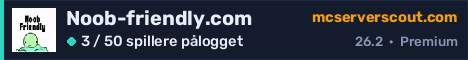 Banner for serveren Noob-friendly.com