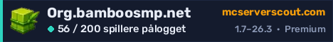 Banner for serveren Org.bamboosmp.net