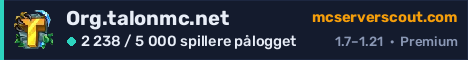 Banner for serveren Org.talonmc.net