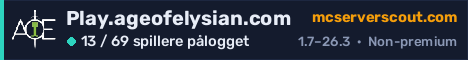 Banner for serveren Play.ageofelysian.com