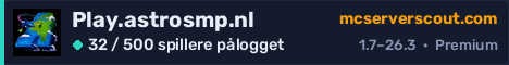 Banner for serveren Play.astrosmp.nl