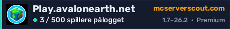 Banner for serveren Play.avalonearth.net