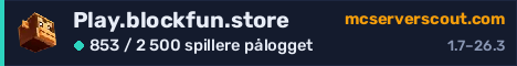 Banner for serveren Play.blockfun.store