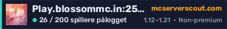 Banner for serveren Play.blossommc.in:25599