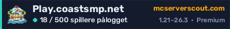 Banner for serveren Play.coastsmp.net