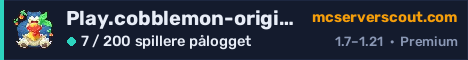 Banner for serveren Play.cobblemon-origins.com
