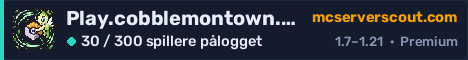 Banner for serveren Play.cobblemontown.com