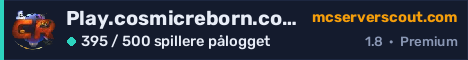 Banner for serveren Play.cosmicreborn.com