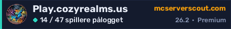 Banner for serveren Play.cozyrealms.us