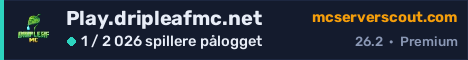 Banner for serveren Play.dripleafmc.net