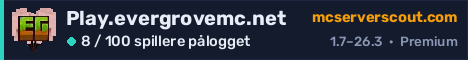Banner for serveren Play.evergrovemc.net