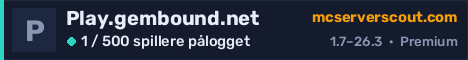 Banner for serveren Play.gembound.net